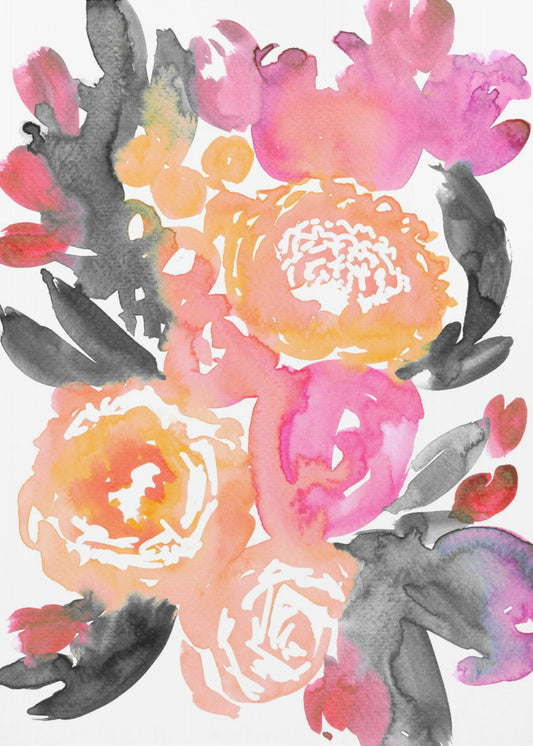 Olympe florals II | Canvas