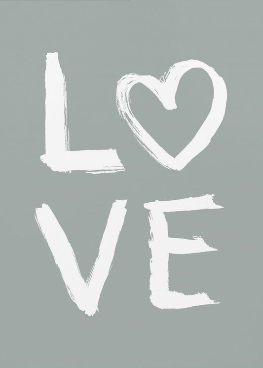 LOVE Toothy Green | Poster