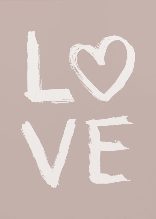 LOVE Toothy Pink | Poster