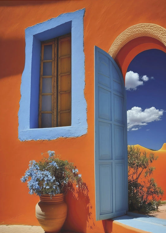 Vibrant Doorway Vista | Poster
