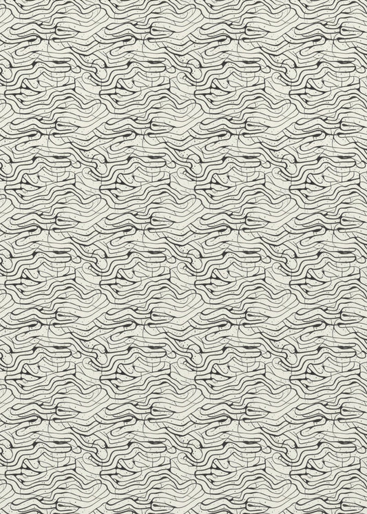 Doolhof van eindeloze bochten | Canvas