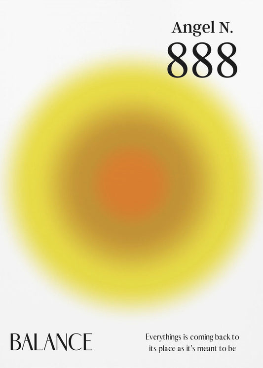 Angel Number 888 | Poster