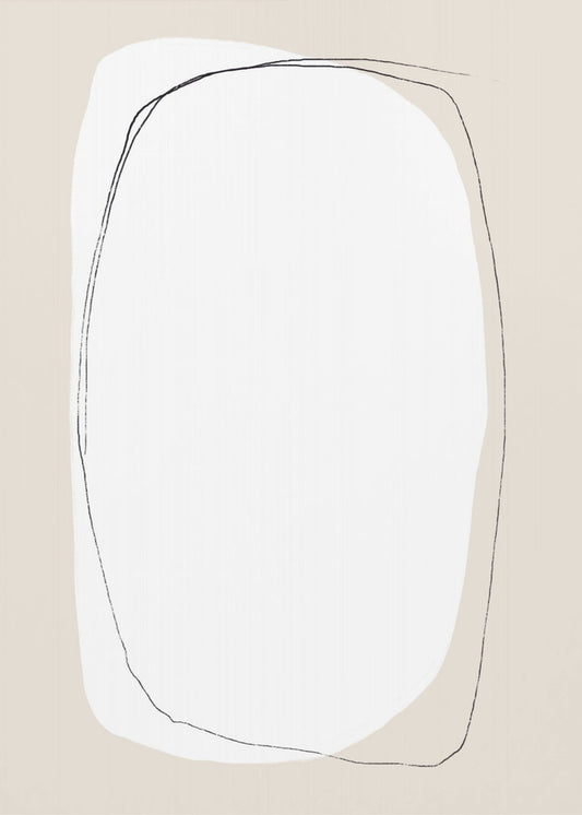Layered Oval Shapes | Canvas