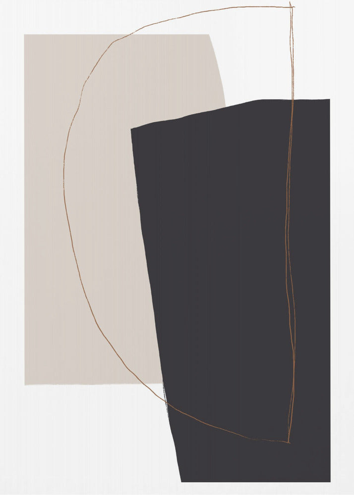 Geometrische stroom | Canvas