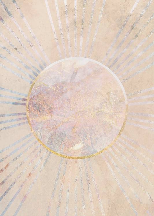 Boho Sun Rays | Canvas