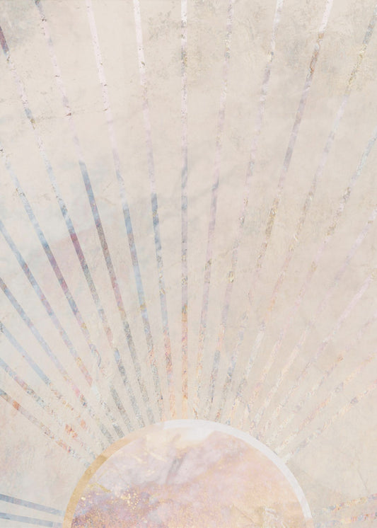 Morning Boho Sun Rays | Canvas