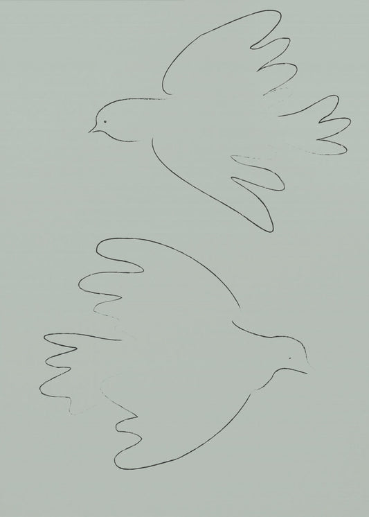 DOVES Groen | Canvas