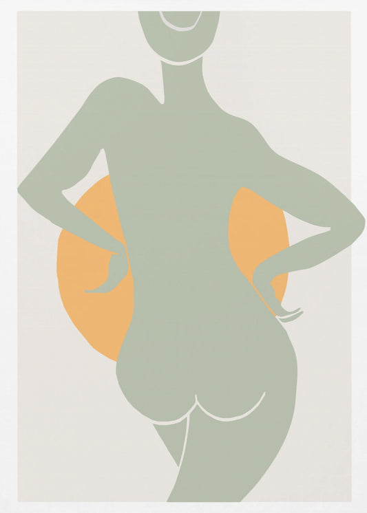 Groene Vrouw | Canvas
