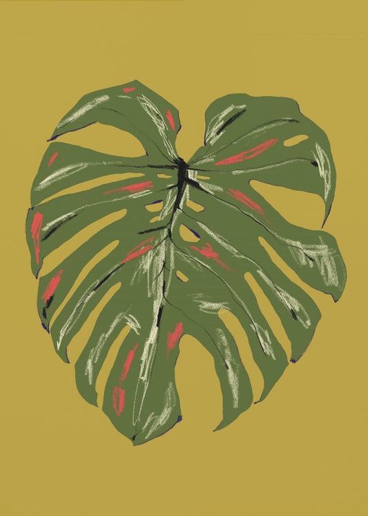 Monstera Bladgroen | Canvas