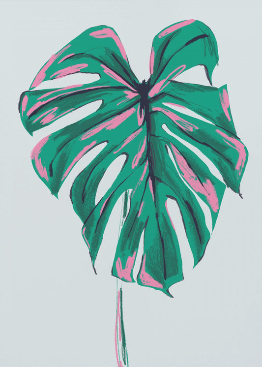 Monstera Deliciosa Licht | Canvas