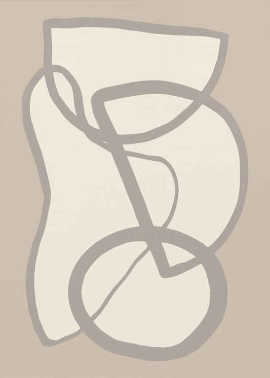 Vorm 09 Beige | Canvas