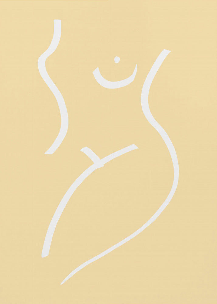 Nude Geel | Canvas