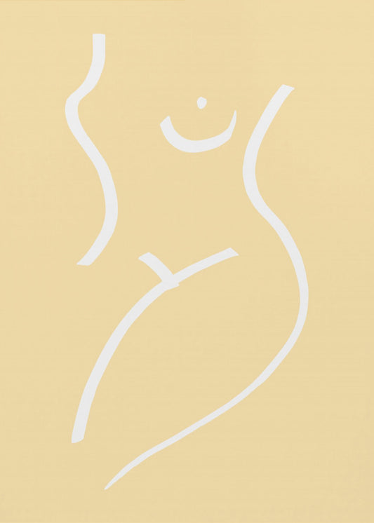 Nude Geel | Canvas