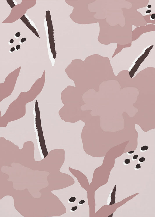 Bloemen Rood | Canvas