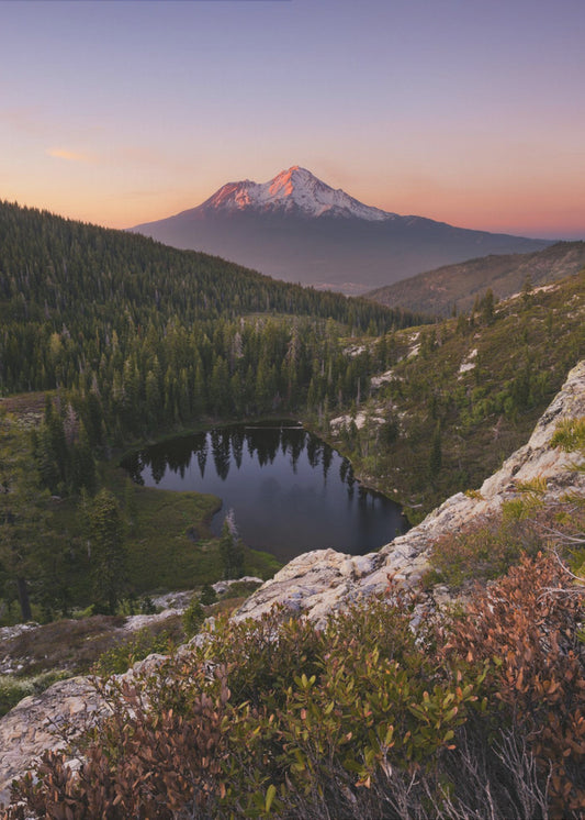 Heart Lake verticaal | Canvas