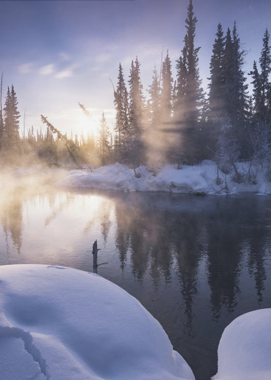 Alaskaanse winter | Canvas
