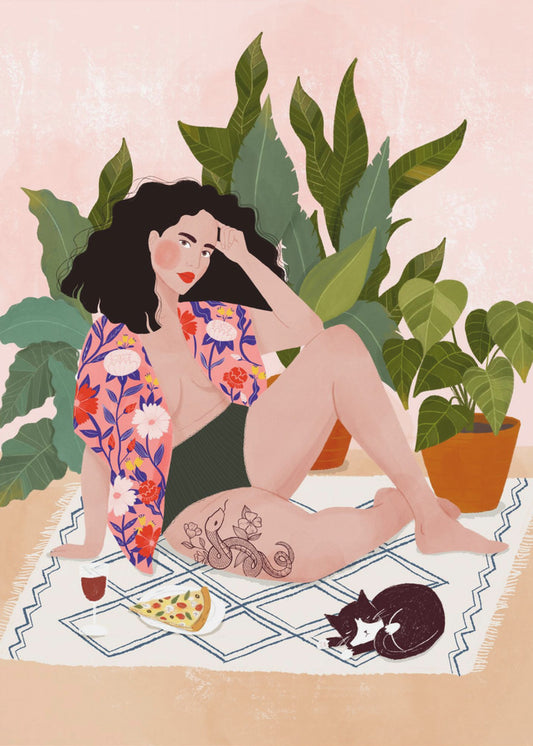 Zondag pizza | Poster