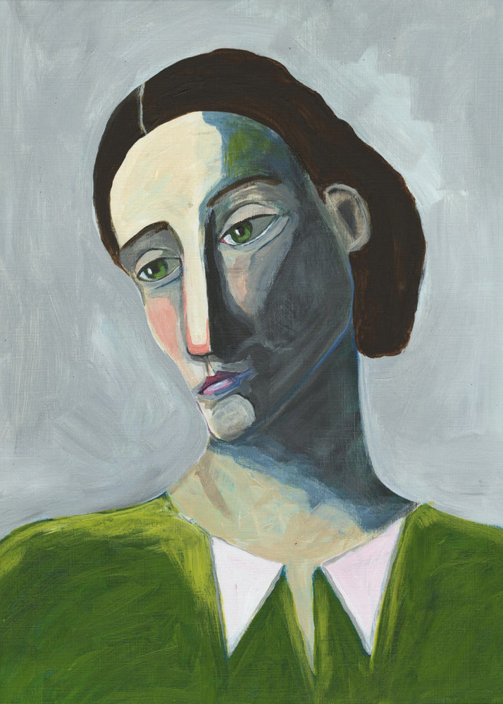 Wachtende vrouw | Poster