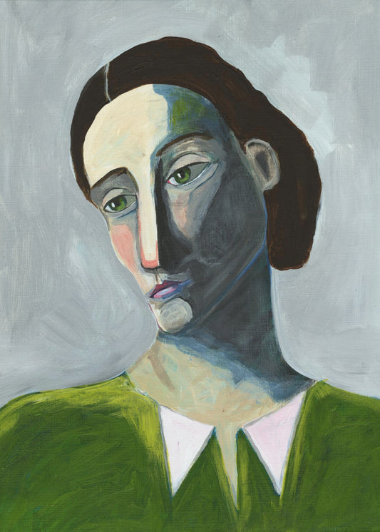 Wachtende vrouw | Poster