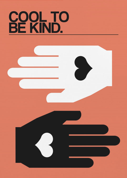 Cool To Be Kind Zalm | Canvas