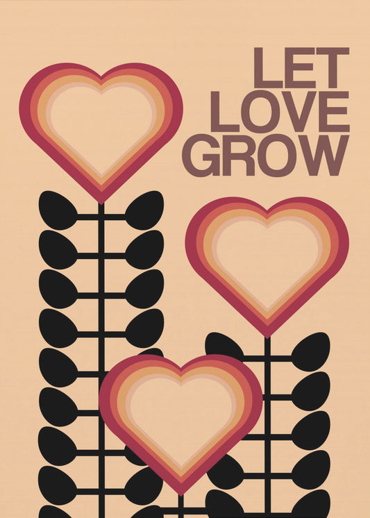 Laat Liefde Groeien Crème | Poster