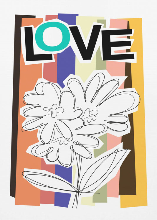 Krabbelbloem vervaagd | Poster