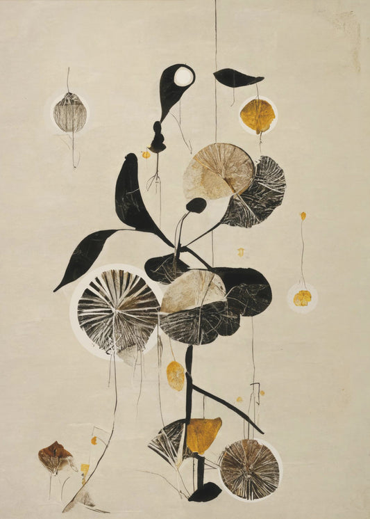 Abstracte Flora Droom | Poster