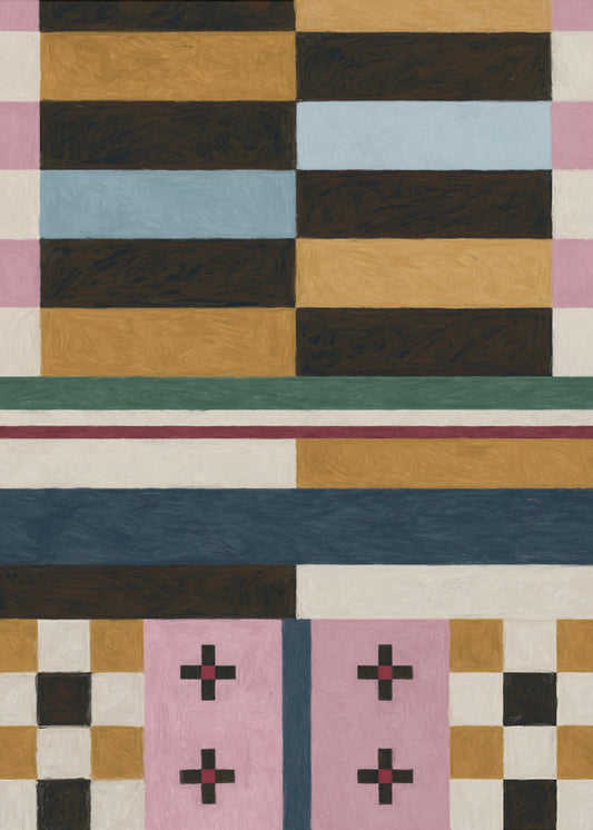 Abstracte compositie 23 | Canvas
