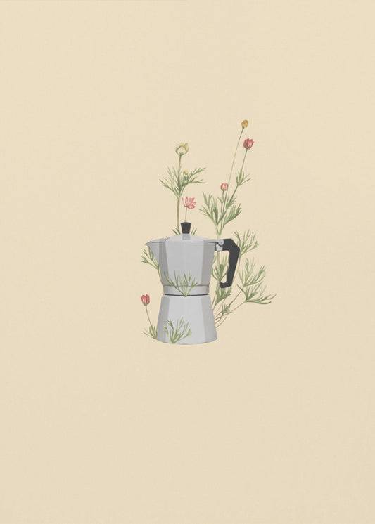 Floral moka express | Poster