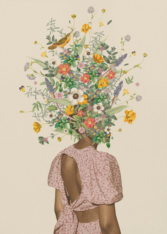 Wildflower bouquet | Canvas