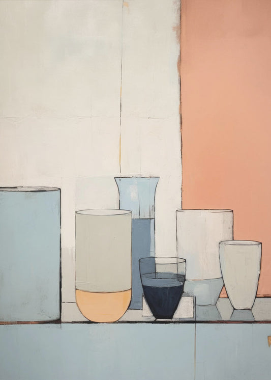 Pastel Sereniteit | Canvas
