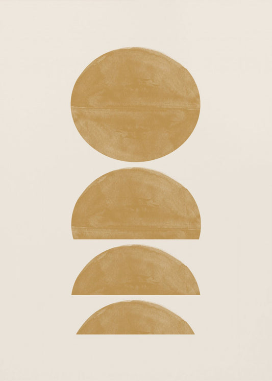 Gouden Crescendos | Canvas