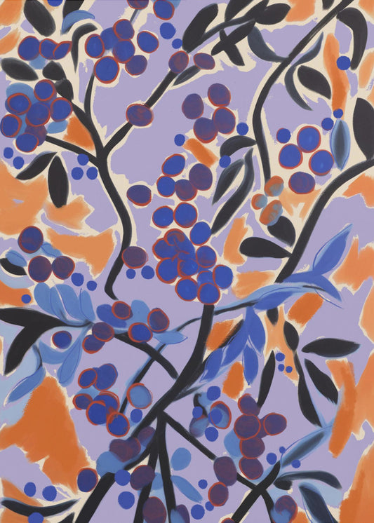 Levendige bessendans | Canvas