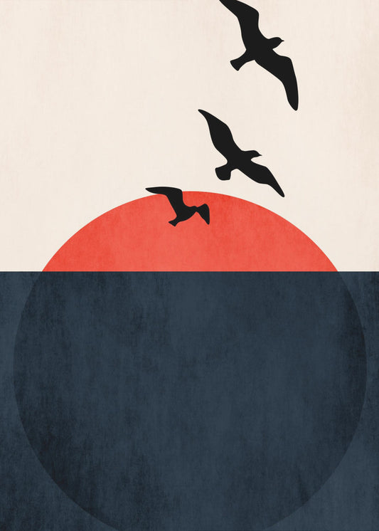 Zonsondergangbriesje | Poster