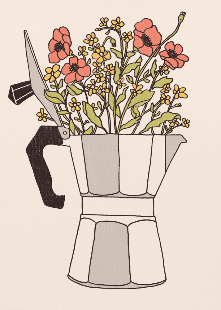 Moka Bloemen | Poster