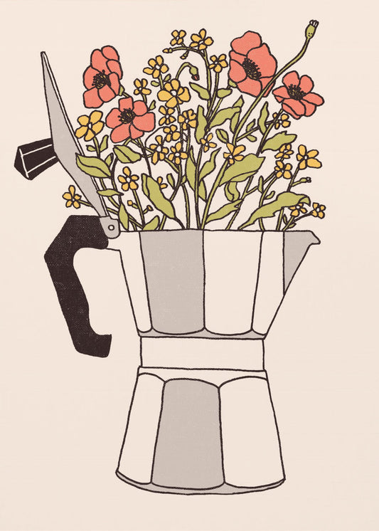 Moka Bloemen | Poster
