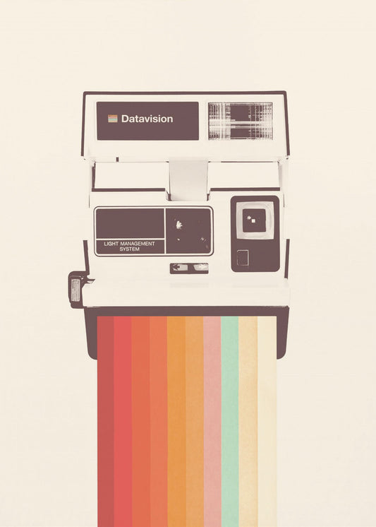 Instant Camera Regenboog | Poster