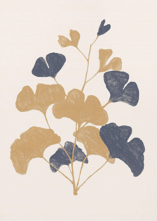 Gouden Ginkgo | Poster