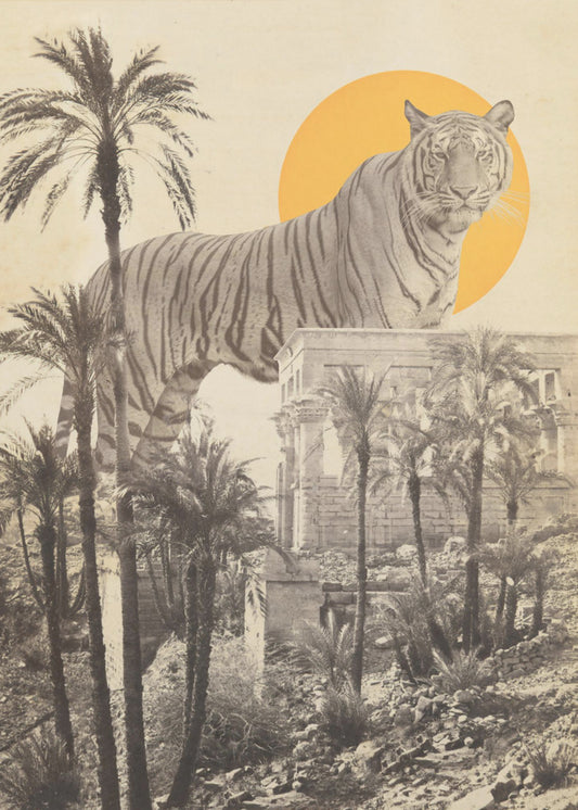 Reuzentijger in puin | Poster