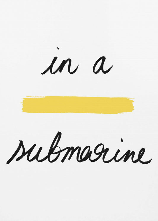 In een gele onderzeeër | Poster