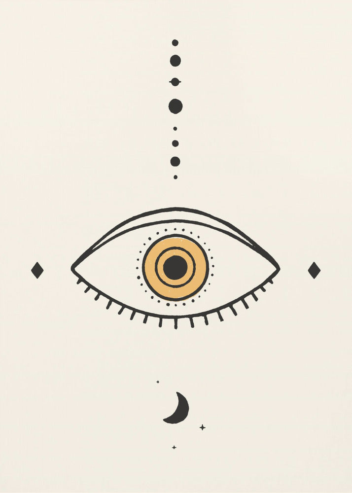 Universum Oog | Canvas