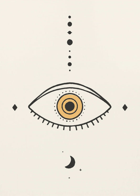 Universum Oog | Canvas