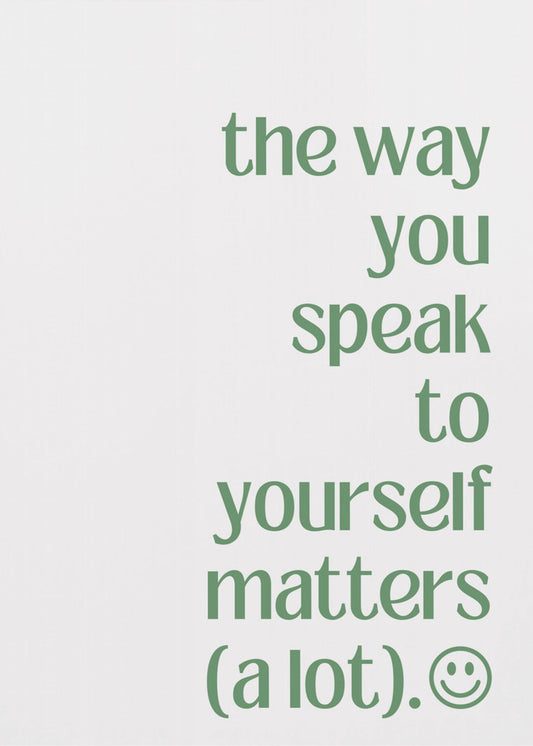 Positieve woorden doen ertoe | Poster
