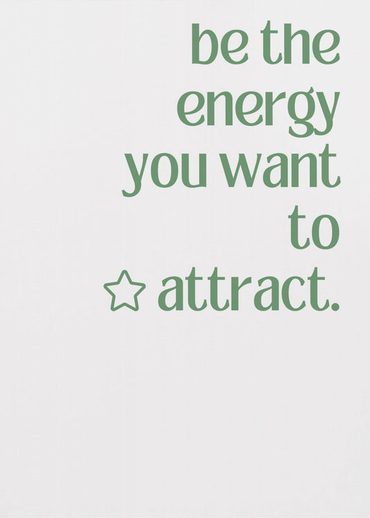 Alleen positieve vibes | Poster