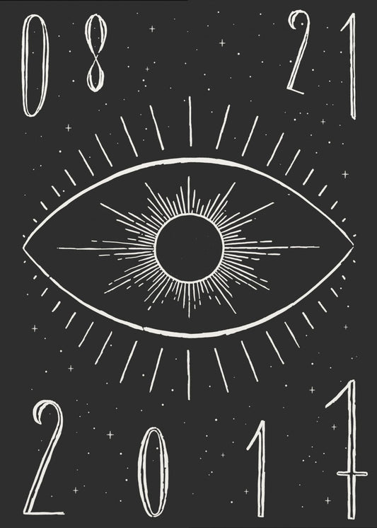 Totale zonsverduistering | Canvas
