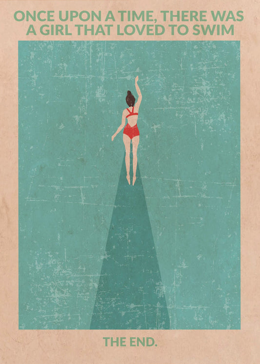 In het open water | Poster
