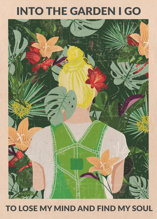 Into the Garden (blonde) | Canvas