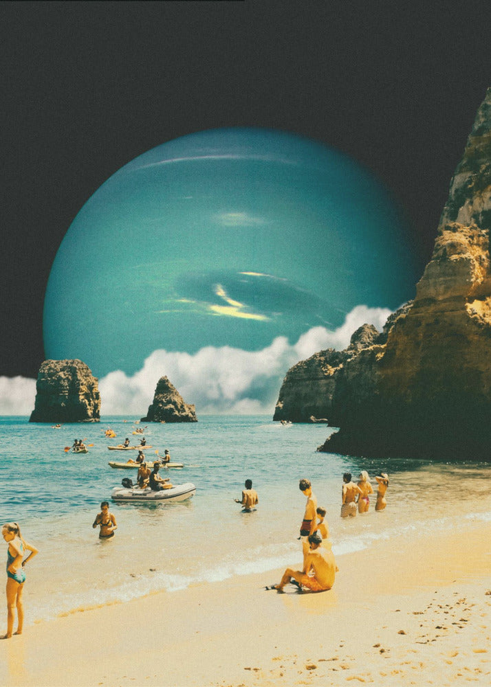 Space Beach | Canvas
