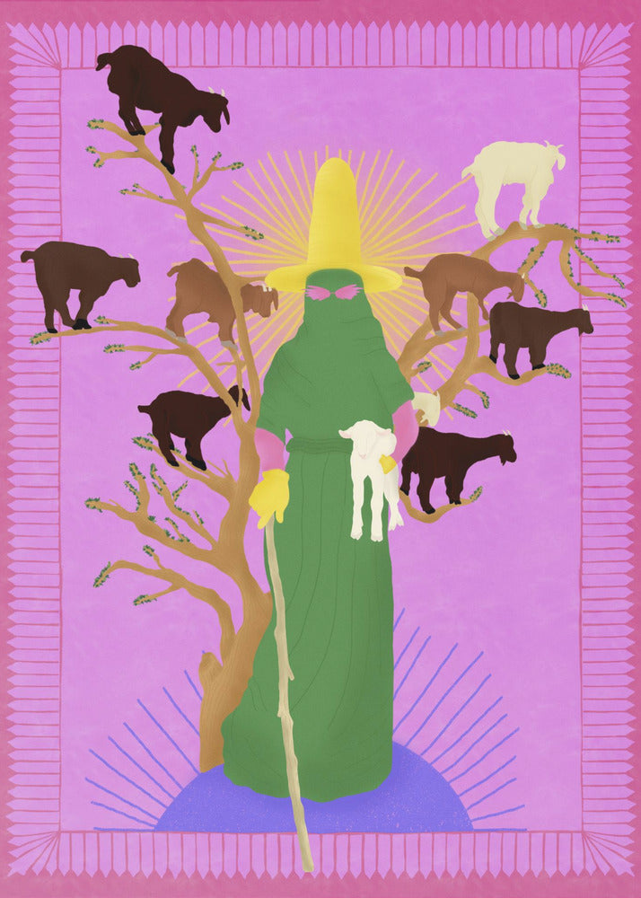Heilige Vrouw Herder | Canvas