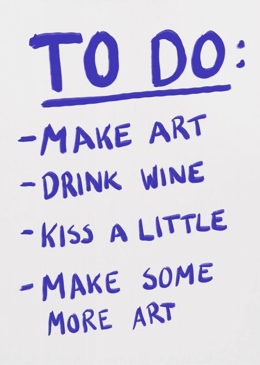 Creatieve to-dolijst | Poster